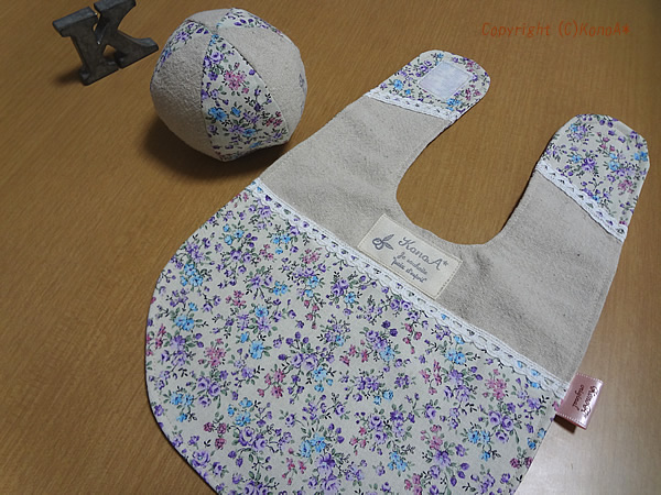 オフホワイト小花：ボールセット